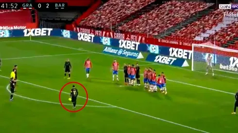 Nos engañó a todos: el gol de tiro libre de Messi con Barcelona