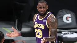 LeBron James en el juego entre los Lakers y Chicago Bulls