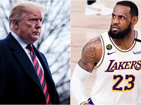 Ganó la NBA y LeBron su guerra: Twitter suspendió a Trump