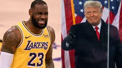 LeBron James y Donald Trump
