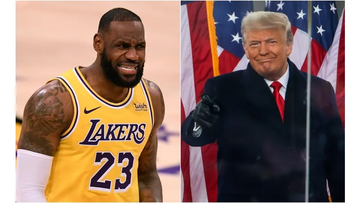 LeBron James y Donald Trump