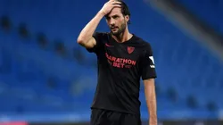 Franco Vázquez durante un partido de Sevilla.