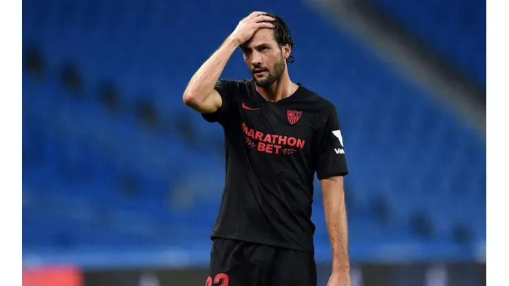 Franco Vázquez durante un partido de Sevilla.
