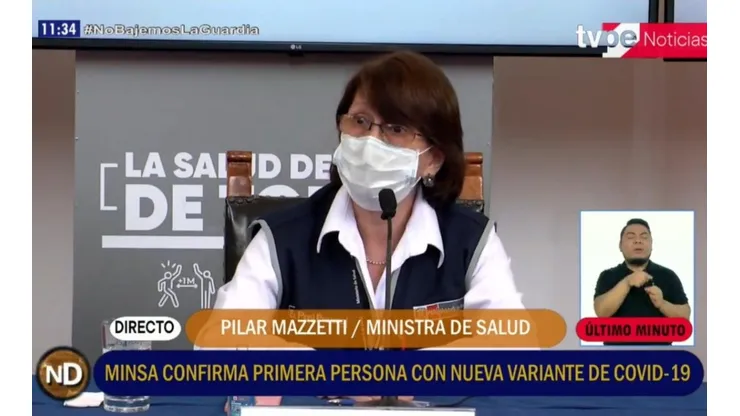 Caso registrado es en una mujer que vive en Lima.