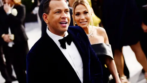 Alex Rodríguez y su pareja Jennifer López