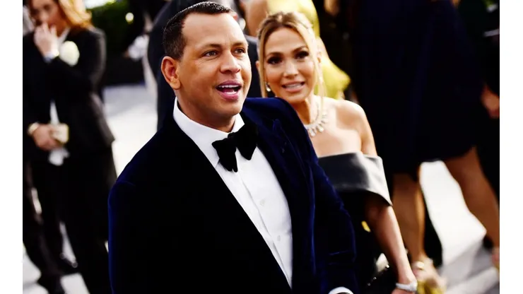 Alex Rodríguez y su pareja Jennifer López