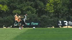 Matías Suárez en plena acción.