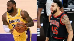 Los Angeles Lakers vs. Chicago Bulls juegan por una nueva fecha de la NBA este viernes (Getty Images)