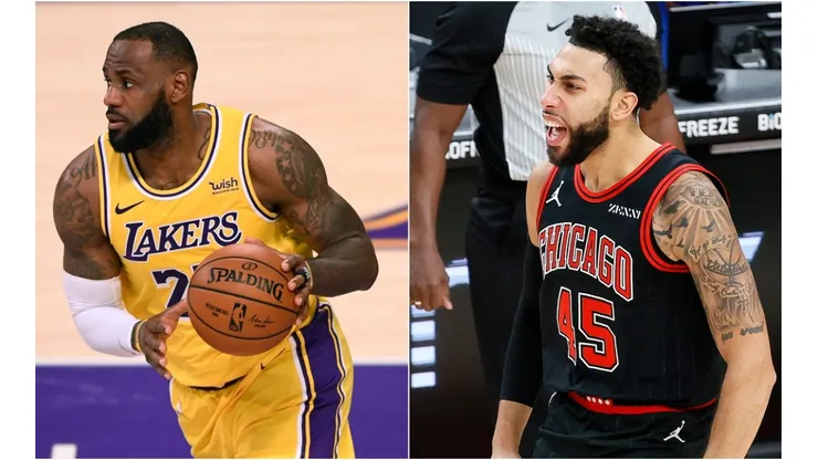Los Angeles Lakers vs. Chicago Bulls juegan por una nueva fecha de la NBA este viernes (Getty Images)