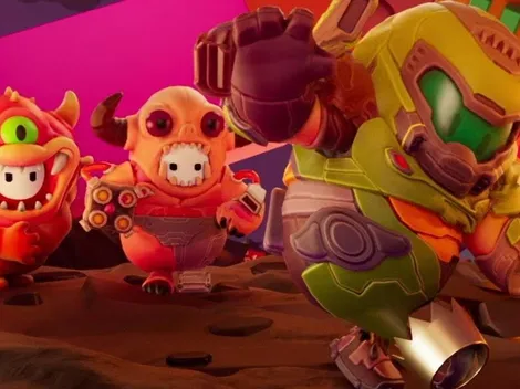Así se ven las nuevas skins de DOOM que llegarán a Fall Guys esta semana