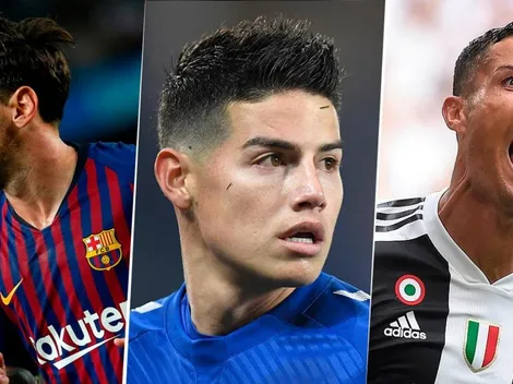 ¿Quiénes son los 5 futbolistas más seguidos en redes sociales? Uno es James