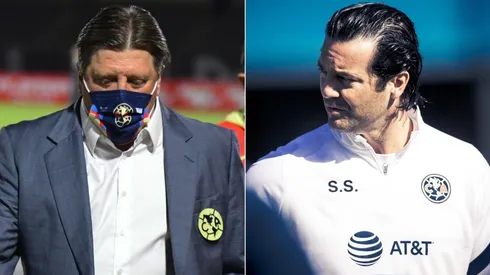 Miguel Herrera y Santiago Solari