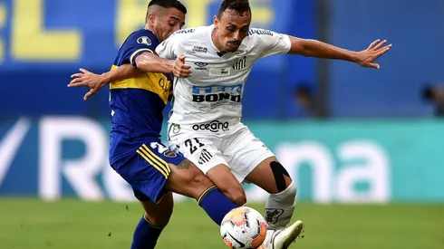 Santos vs. Boca por la Copa Libertadores.