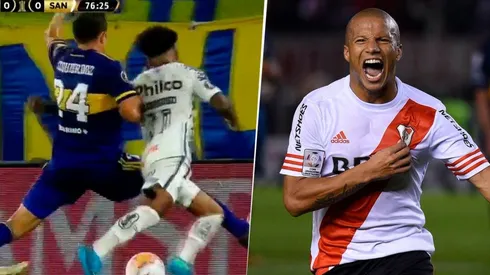 La historia de Carlos Sánchez por el penal no cobrado en Boca-Santos