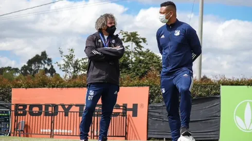 Alberto Gamero y Fredy Guarín.