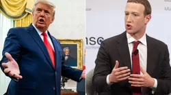 Mark Zuckerberg dejó sin redes sociales a Donald Trump (Foto: Getty)