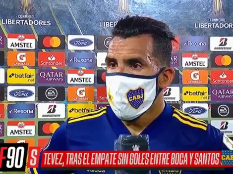 Tevez, concreto: "Santos no nos llegó en ningún momento"