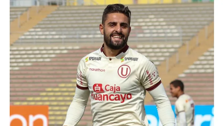 Luis Urruti marcó 6 goles con Universitario en 21 partidos, 9 de ellos como titular.