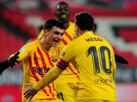 Messi se entiende cada vez mejor con Pedri: taco y gol del Diez para Barcelona