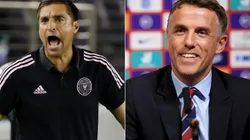 Diego Alonso y Phil Neville