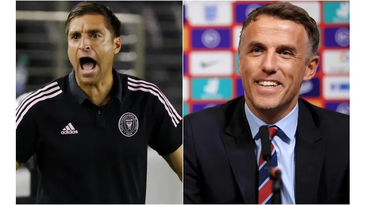 Diego Alonso y Phil Neville