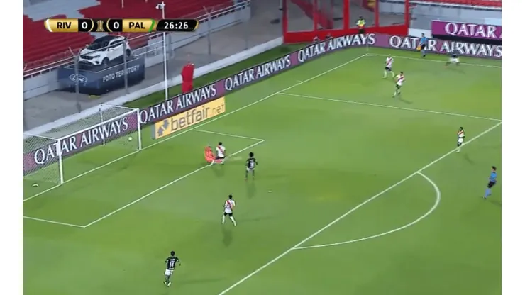 Un día Armani se equivocó: nadie entendió qué hizo y Palmeiras hizo el 1-0