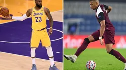 LeBron James y Kylian Mbappé