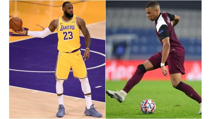 LeBron James y Kylian Mbappé