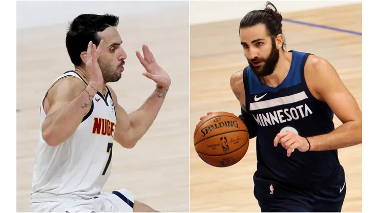 Facundo Campazzo y Ricky Rubio