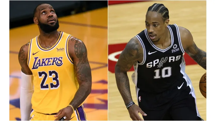 Los Angeles Lakers vs. San Antonio Spurs juegan por una nueva fecha de la NBA este jueves (Getty Images)
