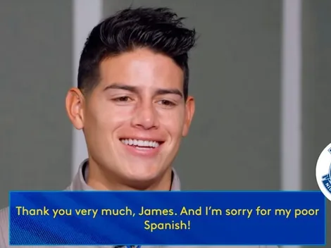 Video: James se burla de sí mismo por su forma de hablar en una entrevista