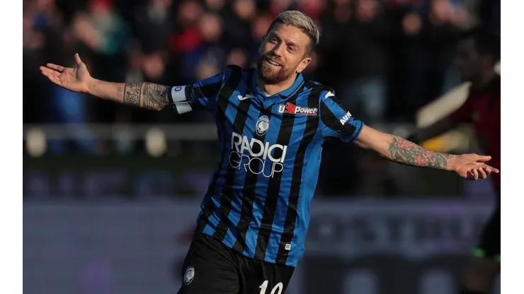 Alejandro Gómez durante un partido de Atalanta.