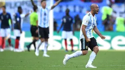 Javier Mascherano, jugador de la Selección Argentina.