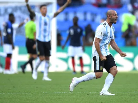 Javier Mascherano vuelve a trabajar en la Selección Argentina