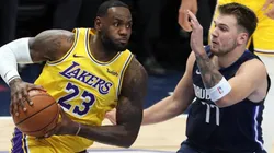 LeBron James y Luka Doncic