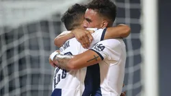 Así festejaron los jugadores de Talleres.