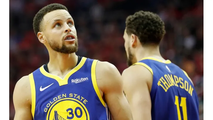 Stephen Curry y Klay Thompson