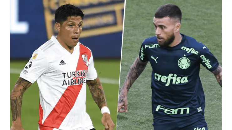 River vs. Palmeiras por la Copa Libertadores.