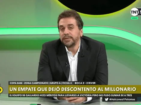 Para Distasio, Gallardo fue responsable del empate de River contra Boca: "Se equivocó"