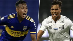 Boca vs. Santos por la Copa Libertadores.
