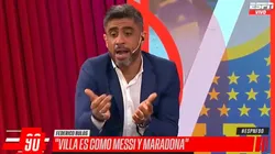 Sáquenlo del aire: Bulos dijo que "River no pateó al arco" y que "Villa es como Messi y Maradona"