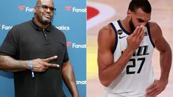 Shaquille O'Neal y Rudy Gobert