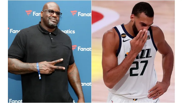Shaquille O'Neal y Rudy Gobert