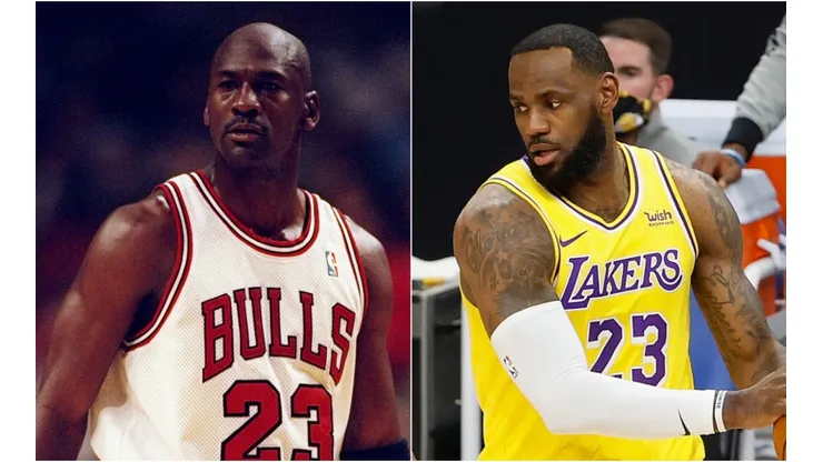 Michael Jordan y LeBron James