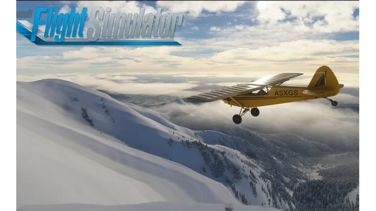 Más realista que nunca: Microsoft Flight Simulator incorpora la nieve en tiempo real