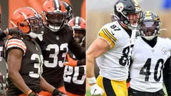 Browns y Steelers (Fotos: Getty)