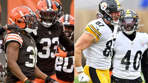 Browns y Steelers (Fotos: Getty)