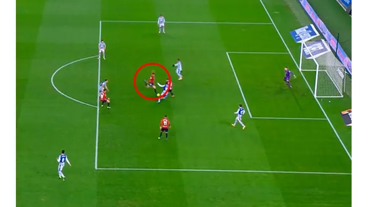 Real Sociedad se equivocó y Calleri le rompió el arco para el 1 a 0 con Osasuna