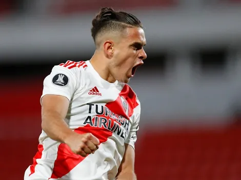 Rafael Santos Borré igualó el récord de goles de Falcao en River Plate