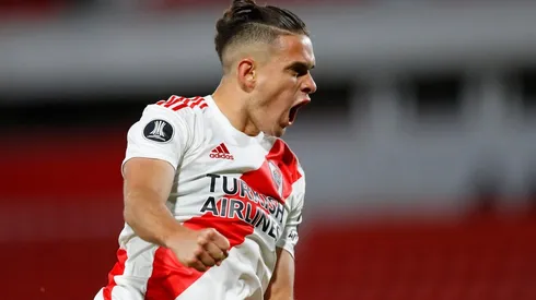 Rafael Santos Borré igualó el récord de goles de Falcao en River Plate